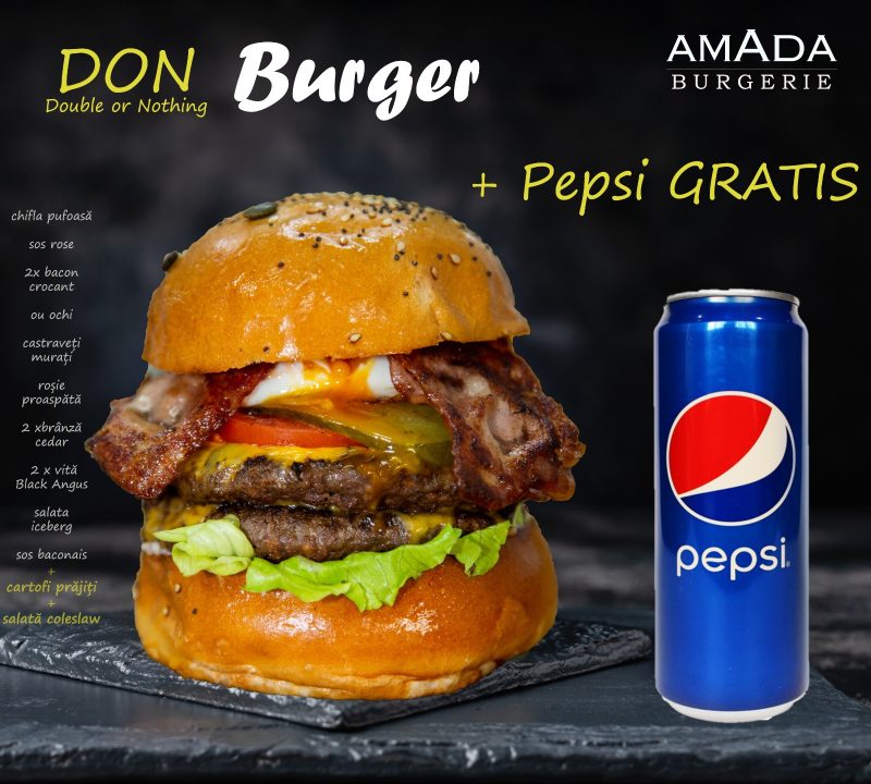 Burger DON Amada Câmpulung